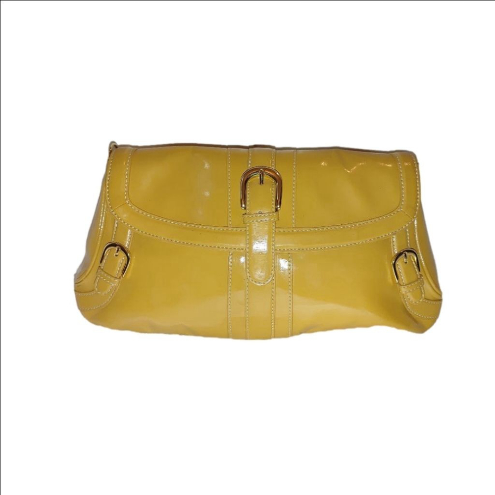 MAXX New York Patent Leather Clutch